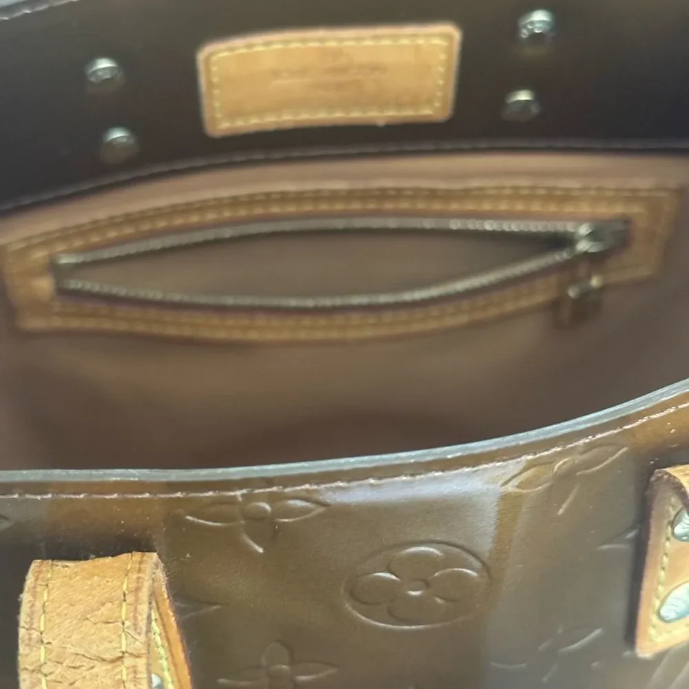 Louis Vuitton Bronze Vernis Reade Mini Tote Bag
